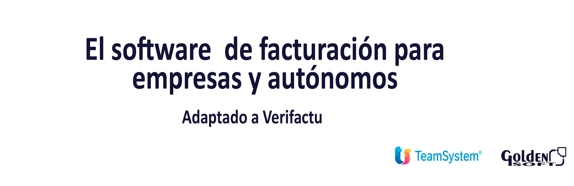 Alternativa a Sage: Cumple con la Ley Antifraude y VERI*FACTU con Golden Soft